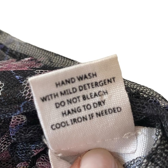 L.I.F.E. - LOVE IS FOR ETERNITY - SHEER HIGH COLLAR MESH SMOCK PUFF SLEEVE B20 - Picture 10 of 12